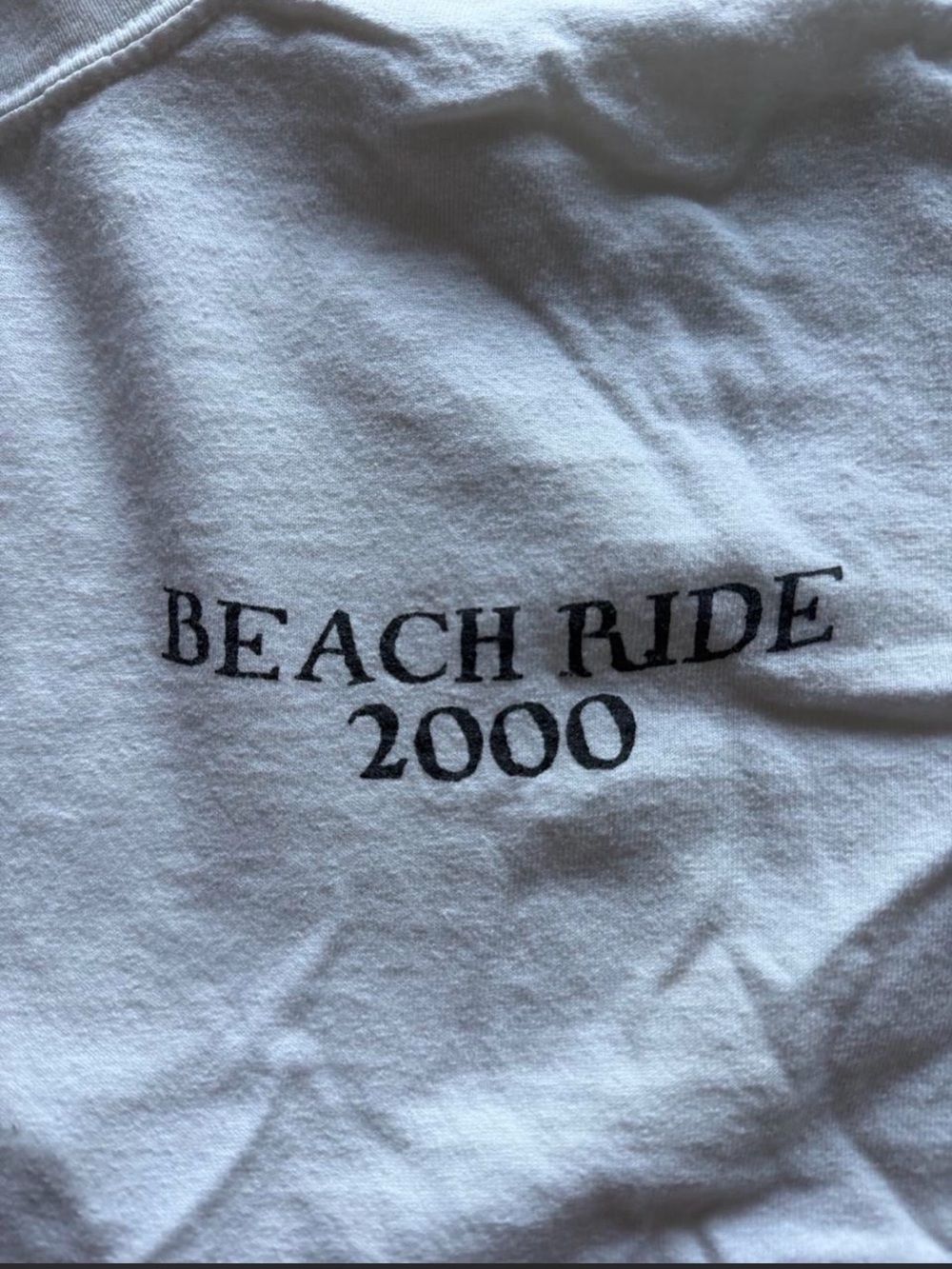 Vintage 2000 “Beach Ride” motorcycle event T-shirt - Picture 3 of 4